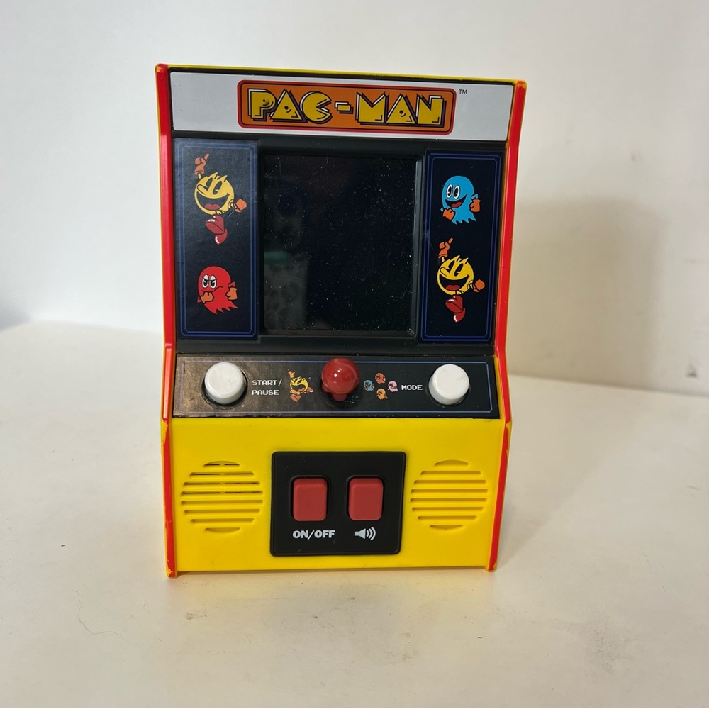 2019 Bandai Namco Pac-Man handheld game.  Tested.